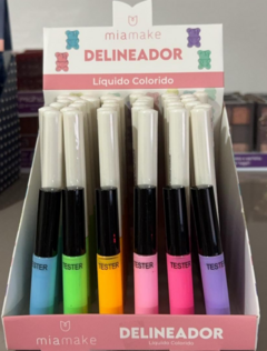 403 Delineador Liquido Colorido Mia Make Box C/36PÇS