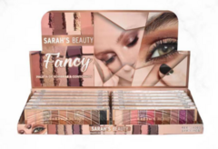 S6303 Paleta de Sombras e Contornos Fancy Sarah's Beauty - Box C/12pçs