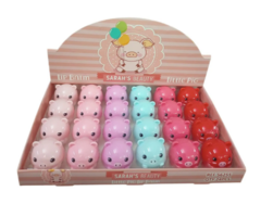 S6255 Lip Balm Little Pig Sarah's Beauty - Box C/24pçs