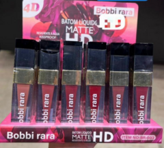 BR-003 Batom Liquido Matte Bobbi Rara BOX C/48PÇS
