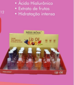 MR041 Lip Oil Frutas Miss Rose Box C/24PÇS