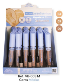 VB-003 Corretivo Líquido Atenuador de Olheiras Miss Lary - Box C/30pçs - comprar online
