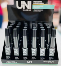 UN-132D Delineador Liquido Liner Uni Makeup Box C/24PÇS