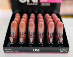 UN-BA238 Batom Matte Nude Uni Makeup Box C/24PÇS