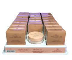 PH004 Pó Solto Translúcido Phallebeauty Box C/22PÇS