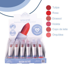 VB-010 Batom Bala Retrô Miss Lary - Box C/36pçs