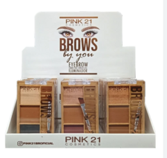 CS2786 Trio de Sobrancelha Brows Pink 21 C/24PÇS