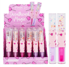 CS4199 Lip Gloss 2 em 1 Sweathart Magic Pink 21 C/24pçs