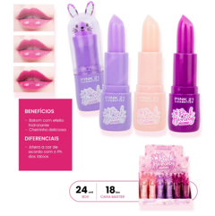 CS4183 Batom Magico Pink Bunny Pink 21 - Box C/24pçs