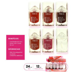 CS3678 Lip Gloss Diamante Pink 21 - Box C/24pçs