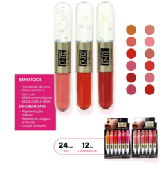 CS3118 Lip Gloss Multiuso 2em1 Pink 21 - Box C/24pçs