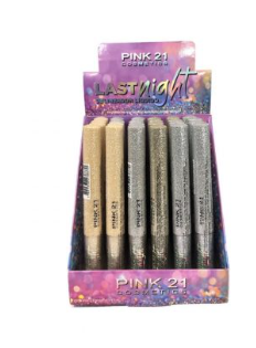 CS3653 Delineador Glitter Last Night Pink 21 - Box C/24pçs
