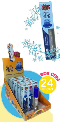 Lip Gloss Geladinho Super Poderes Box C/24PÇS