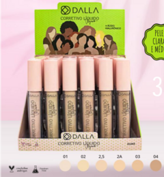 DL043 Corretivo Liquido Vegano Dalla Box C/36PÇS