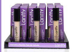 Corretivo Líquido Pele de Veludo Tons Claros Lanffy - Box C/36pçs