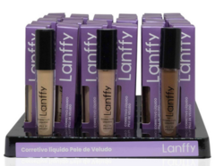 Corretivo Líquido Pele de Veludo Tons Médios Lanffy - Box C/36pçs
