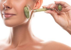 Kit 12 Massageador Rolo Massoterápia Facial Pedra Jade Anti Estresse e Anti Rugas com Embalagem Verde 3901-002 - comprar online