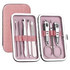 Kit Manicure e Pedicure Estojo Portátil 7 Peças - Jony Cosmeticos