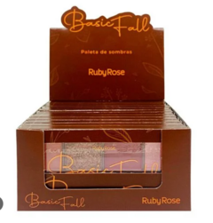 HB-F527 Paleta de Sombras Basic Fall - Ruby Rose Box C/12pçs