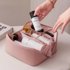 Kit C/12Pc Necessaire Feminina Organizador Viagem Maquiagem Blogueira G na internet