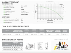 Bomba Solar Centrífuga Horizontal Connera 3000 Wp, 110 VCC , KOLOS-CFP-1500-110 - tienda en línea