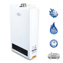 Calentador De Agua Instantáneo Turbo Evans 16 Litros por Minuto Gas Lp 2.5 Servicios 120v, CIST16L on internet
