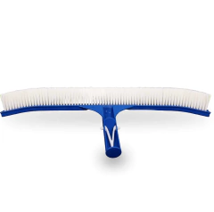 Cepillo Alberca Tipo Curvo Cerdas De Nylon 18 Pulgadas