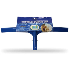 Cepillo Alberca Tipo Curvo Cerdas De Nylon 18 Pulgadas - TECNICA SER S.A DE C.V
