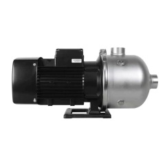 Altamira Lotus 200 Series horizontal multistage pump with a 4 Hp motor and stainless steel casing.