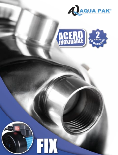 Individual Pressure Booster with Pressure Kit AquaPak Constant Speed 1/2 Hp, 115v, PRES-FIX05E-P10 - TECNICA SER S.A DE C.V