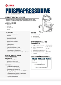 Presurizador Y Kit De Presión Espa, 3/4 Hp, 115v 4 A 5 Baños - buy online