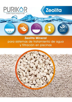 Arena Zeolita Mineral Para Filtro De Alberca 22 Kgs Purikor, PKZEOLITA - comprar en línea