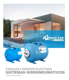 Tanque Precargado Horizontal Aquapak 24 Litros Aq24lh/ss - buy online