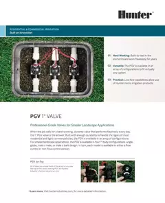Válvula Eléctrica Hunter De 2 Pulgadas Pgv 201 Rosca Interior, PGV201 - tienda en línea