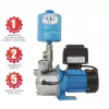 HIDROCONTROL Individual Pressurizer with Centrifugal Pump, Variable Speed ​​Controller and 8 L Tank - Constant Pressure, FIX15E/3230