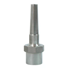 Boquilla decorativa de acero inoxidable para fuentes, con efecto chorro lineal de 1 pulgada.