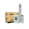 Conjunto de bomba sumergible Subdrive Connect Franklin Electric de 25 GPM, 1.5 HP, 230V, incluyendo caja y controlador.