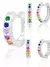 Brinco de Argola Brilhante Colorida - comprar online
