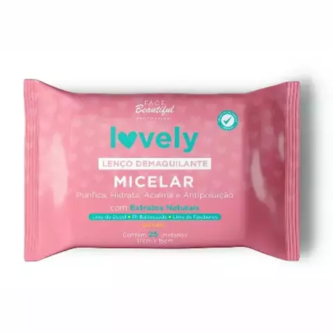 Lenço Demaquilante Micelar- Face Beautyful