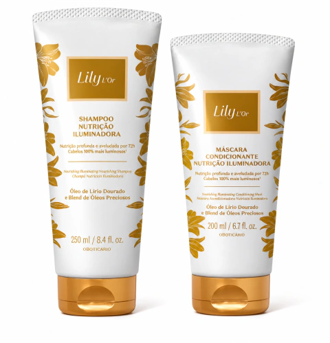 Combo Lily l'or - Mascara Condicionante e Shampoo