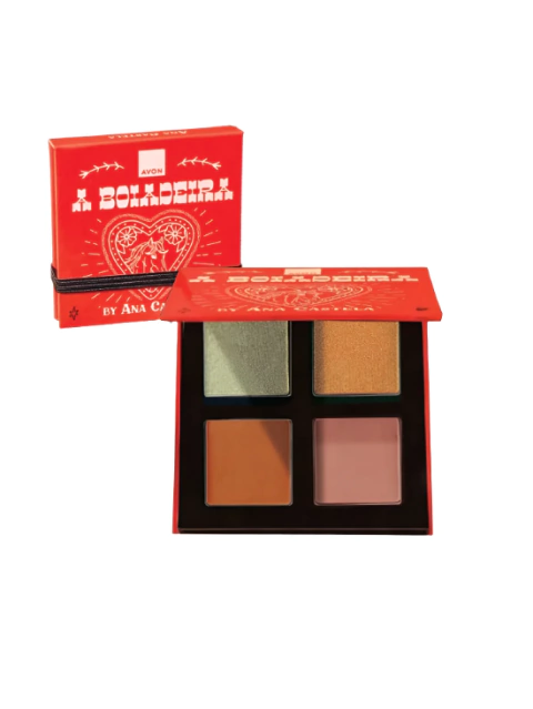 Paleta De Sombras A Boiadeira Ana Castela Avon Marrom-claro
