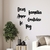 Palavras Decorativas Kit 6 unidades para Quarto Sala em Mdf