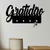Porta Chaves Mdf Gratidão