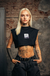 Musculosa Crop Fower en internet