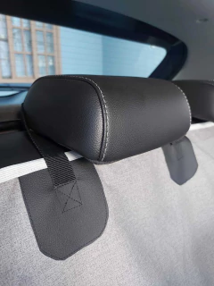 Capa Protetora Pet Premium para banco do carro Cinza Mescla - Patas e Atos 