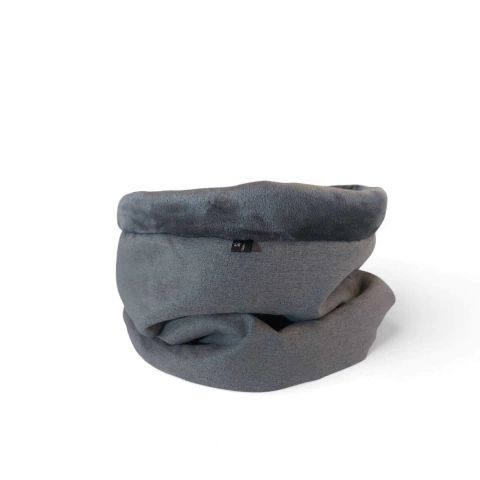 Saquinho de Dormir Pet Europeu Linho e Fleece- Grafite.