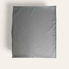 Cama Pet para Cachorro e Gato Impermeável Almofada Futon Linho Cinza Silver