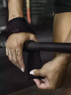 STRAP COM NEOPRENE - PRETO - Armazém do Wod