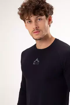 BLUSA SEGUNDA PELE EMANA® ALPEN MASCULINA - PRETO 2 - Armazém do Wod
