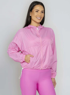 JAQUETA CORTA VENTO 14300 ROSA 16 na internet